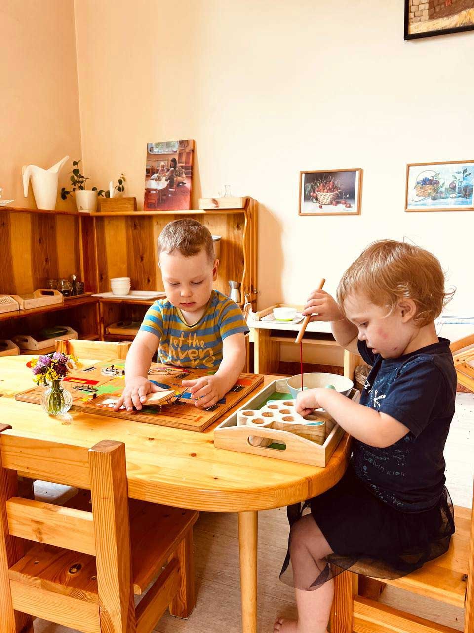 монтессори занятия